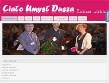 Tablet Screenshot of cialo-umysl-dusza.pl